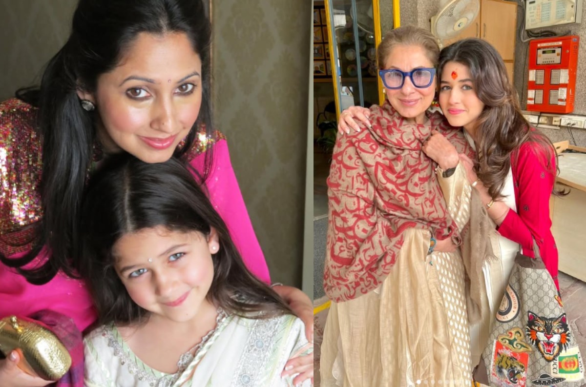 Naomika Saran With Her Mother